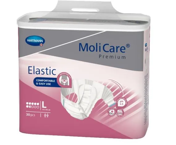 Molicare Premium Elastic 7 D Large Waist 115 145 Cm Unisex 2719ml 30's PKT