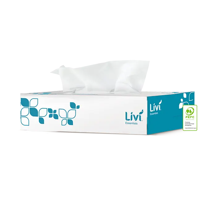 Livi Essentials Hypoallergenic Facial Tissue 2 Ply