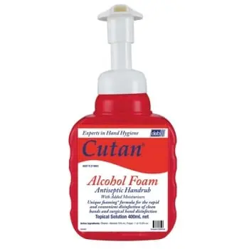 Cutan Alcohol Foam Antiseptic Handrub - 400ml Pump Bottle (DEB6045)