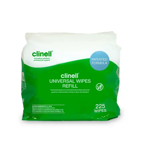 Clinell Universal Wipes Bucket Refill (225pcs)