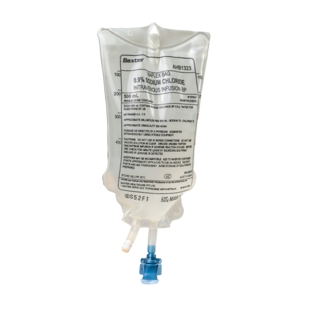 Viaflex 0.9% Sodium Chloride IV Solution - Various Sizes