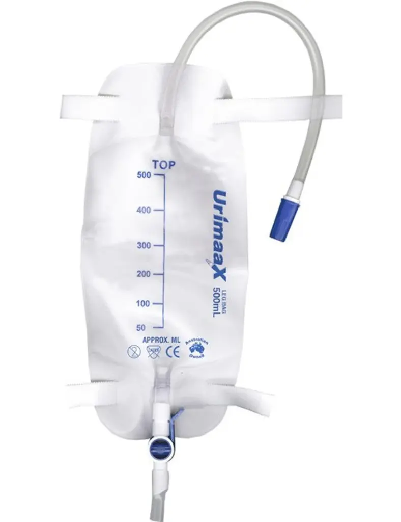 Urimaax Leg Bag Sterile 500ml - 6cm - Sterile 500ml - 30cm