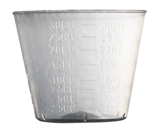 Medicine Cup, 1.4g, 30mL, Graduated