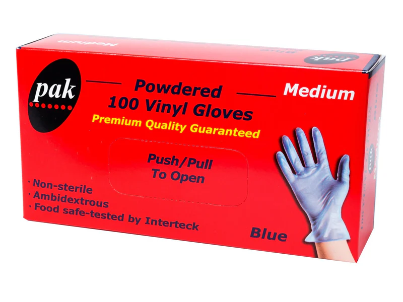 Medium Gloves Vinyl Powdered Box Of 1000