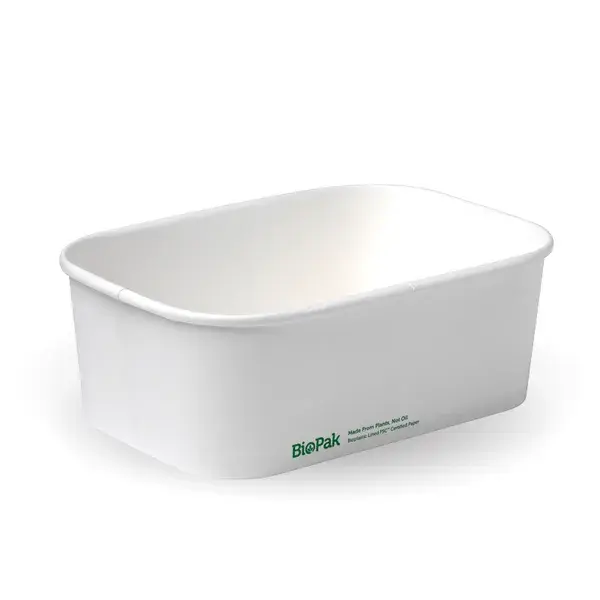 BioPak 750ml White Container