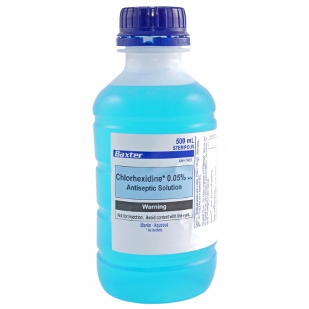 Chlorhexidine Acetate Antiseptic 0.05% Solution 500ml