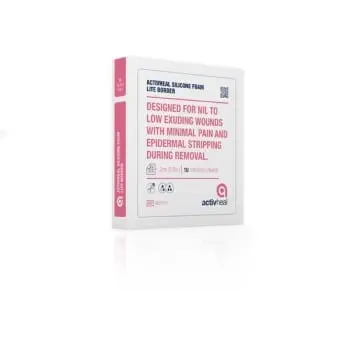 [SKU-SMS-0005] Activ Heal Silicone Adhesive Foam Lite Border 5 x 5cm