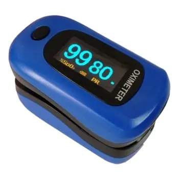 [SKU-SMS-0147] Adult Fingertip Pulse Oximeter - Model PC60B1 Blue