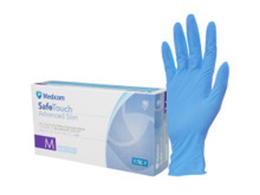 [1222] Medicom Safe Touch Advanced Slim Nitrile Gloves 100pcs