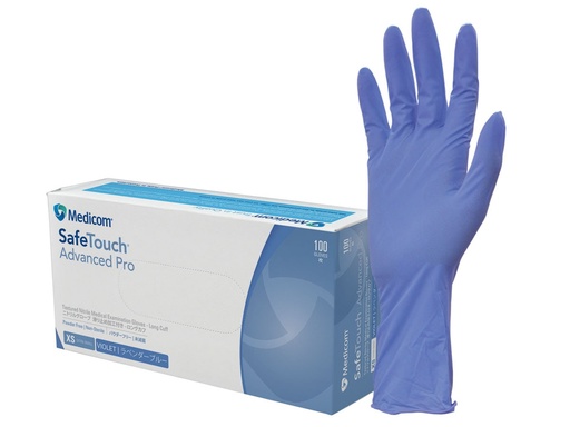 [1224] Medicom SafeTouch Long Cuff Nitrile Gloves
