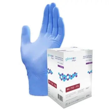 [SKU-SMS-0706] Aegis Nitrile Exam Gloves Sterile Powder Free Medium (MUNSNT56MM)