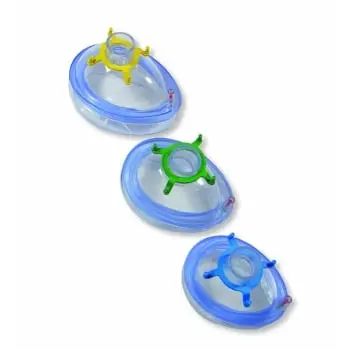 [SKU-SMS-0996] Anaesthesia/Resuscitator Mask - Child Green Size 3 Single-Use