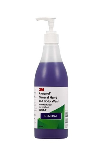 [1365] 3M Avagard General Hand and Body Wash 500ml with Pump
