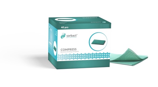 [AMCS98128] Sorbact Compress Dressing 4 x 6cm BOX/40