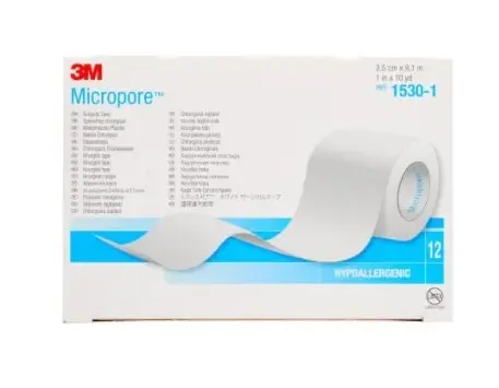 [SMS-3M15301] Micropore Surgical Tape 25mm X 9.1m White - BOX/12