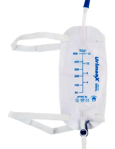 [1640] Urimaax Leg Bag Sterile 500ml - 6cm - Non Sterile 500ml - 30cm
