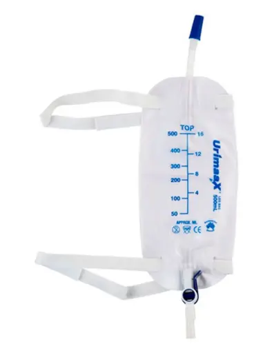 [SMS-10013302] Urimaax Leg Bag Sterile 500ml - 6cm - Non Sterile 750ml - 10cm