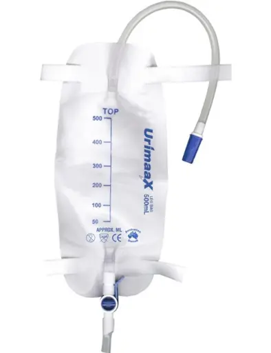 [1644] Urimaax Leg Bag Sterile 500ml - 6cm - Sterile 500ml - 30cm