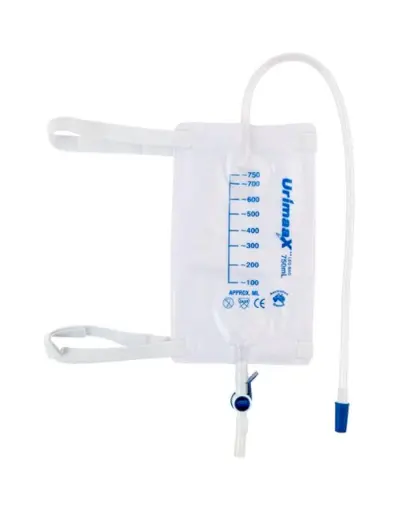 [1648] Urimaax Leg Bag Sterile 500ml - 6cm - Sterile 750ml - 50cm