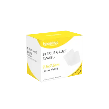 [010975DA] Bpositive Sterile Gauze Swabs 7.5 x 7.5cm