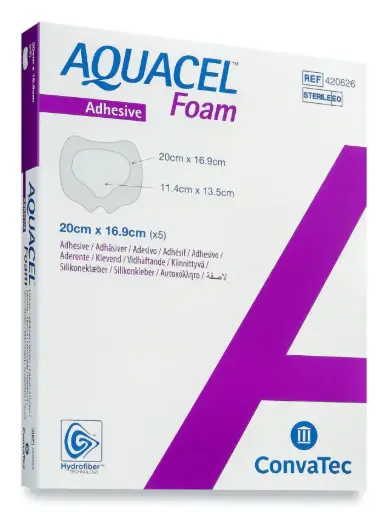 [SMS-420626] Aquacel Foam Dressing Adhesive Sacral 20x16.9cm BOX/5