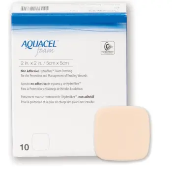 [SMS-CON420633] Aquacel Foam Non-Adhesive Dressing 10 X 10cm BOX/10