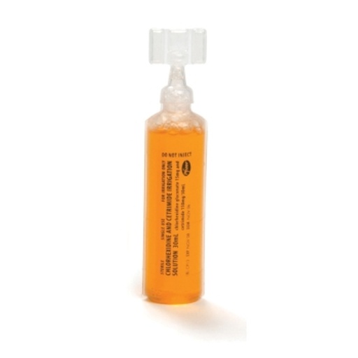 [PHA16061505] Chlorhexidine 0.05% Cetrimide 0.5% 30ml Ampoules Yellow - BOX/30