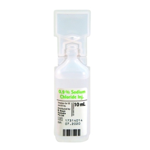 [SMS-3521340] B Braun Sodium Chloride 0.9% for Inj 10ml Amp - BOX/20
