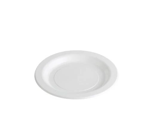 [SMS750] Genfac Heavy Duty Reusable White Plastic Plates - 7”/180mm
