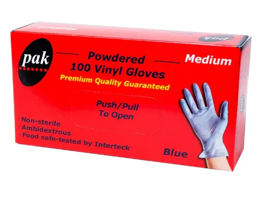 [SMSVPM] Medium Gloves Vinyl Powdered Box Of 1000