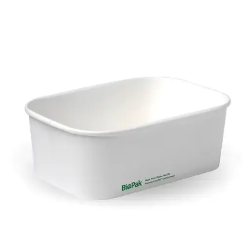 [SMS50W] BioPak 750ml White Container