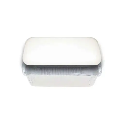 [SMS-7421LBE] White Board Lids To Suit 7421 Foil Containers