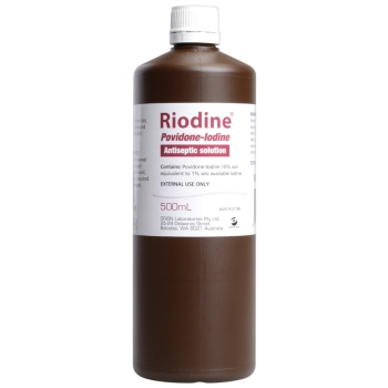 [SMS- 00802F] Riodine Povidone-Iodine Antiseptic Solution 10% 500ml (ORIO00802F)
